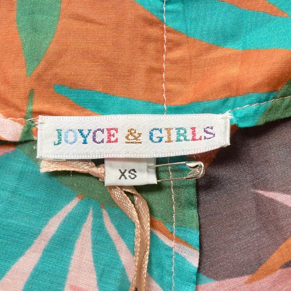 Joyce & Girls Silk Cotton Women's Palazzo Pants, High Waist, Size XS - Picture 6 of 9